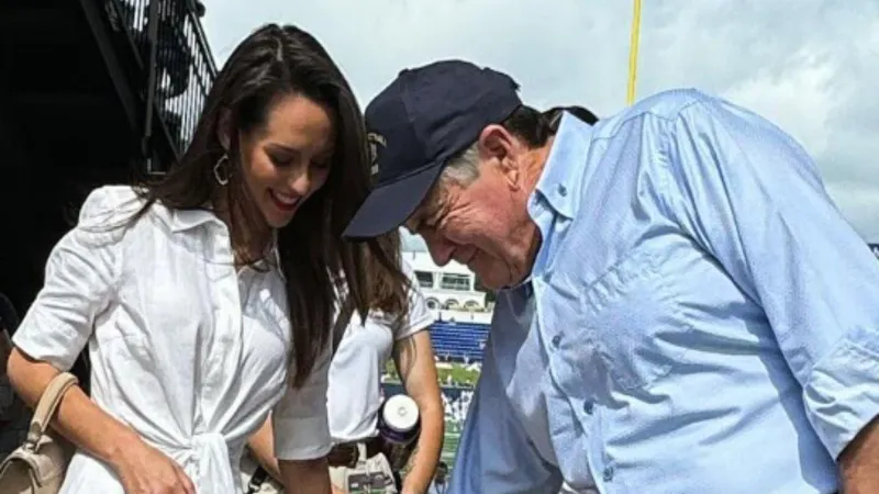 Bill Belichick Girlfriend Enjoys Super Bowl Bash